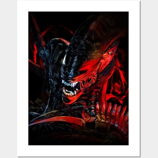 Blood monster Posters and Art